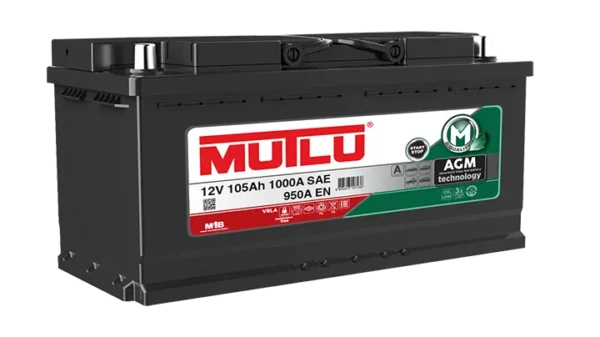 Mutlu Akü 105Ah AGM