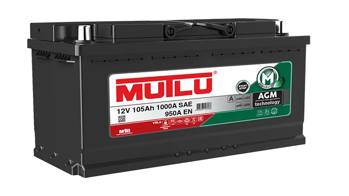 Mutlu Akü 105Ah AGM