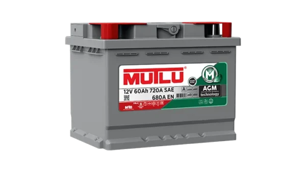 Mutlu Akü 60Ah AGM