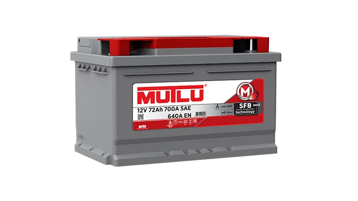 Mutlu Akü 72Ah LB3