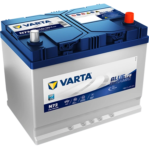 Varta Akü BLUE dynamic EFB 72Ah